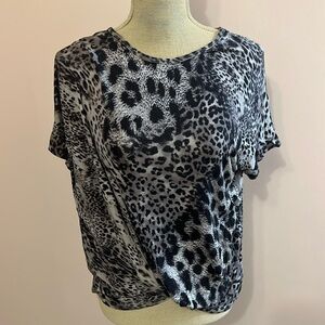 Cheetah animal print top